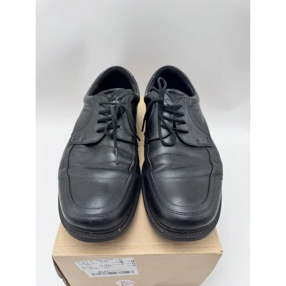 ECCO Men's New Jersey Cap Toe Tie Shoes, Black S9-91/2 S827